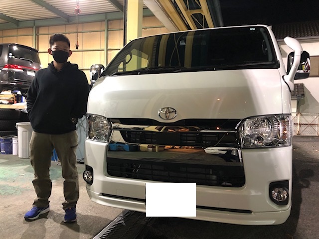 ハイエースｖ納車させて頂きました オートプラザ近畿