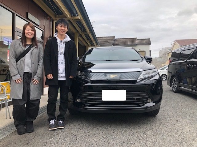 本日ハリアーご納車させていただきました 19 12 01 オートプラザ近畿